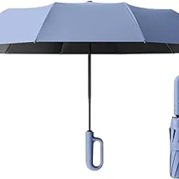 gracious mart Extra Large 54" Windproof Travel Golf Umbrella – Compact Automatic Open/Close, UV 99 Protection, Portable, Sun/Rain Shield with Perfect Carabiner Handle-picture-52