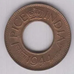 British India Pice 1944 High Crown King Geroge VI AUNC Coins & Stamps-picture-28