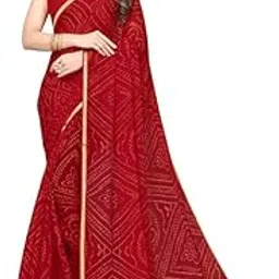siril Women's Chiffon Printed Saree with Blouse Piece-picture-18
