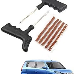 KOZDIKO Car Tubeless Tyre Puncture Repair Kit Compatible with Maruti WagonR (2019-Present)-image-21
