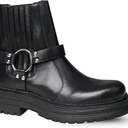 ezok Women's Leather Chelsea Boots | Stylish Design with Cushioned Insole | Durable, Comfortable & Trendy for Casual Wear-picture-52