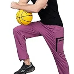 chkokko Men's Regular Fit Mid Rise Designer Track Pant Lower with Pocket-picture-32