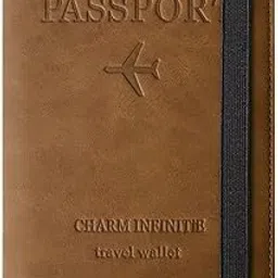 yptc Passport Holder Cover Travel Wallet Organiser, Passport Case with RFID Blocking, PU Leather Travel Document Holder for Men & Women Travel Accessories[multe Color]-picture-40