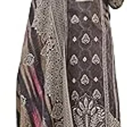 rosaniya Spun Wool Digital Printed Pashmina Salwar suit for Women with Shawl for Winter wear (FARIDA1004_winter unstitched suit women_Dark Grey)-picture-12