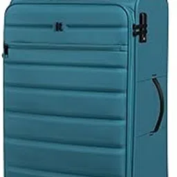 CensusTeal Blue Medium-71cm Softsided 8 Wheel Trolley Bag with TSA Lock Check in Luggage-image-7