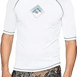 kanu surf Men's Paradise UPF 50+ Sun Protective Rashguard Swim Shirt-picture-41