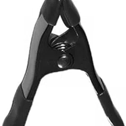 3xSpring Clamps Comfortable Handle A Shaped Clip for Photography Gray-image-2