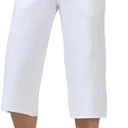 Women high Waist Cropped Length Pant with 2 Side Pockets-image-21