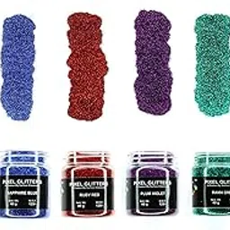 PIXEL Glitters , Combo of Craft Glitters - 40 gm Each - Multicolor Utility Set-picture-36