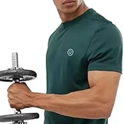Men's Regular Fit Solid Gym T-Shirt-picture-21
