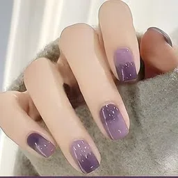 SOUL STRUCK Press On Nails | Purple Patakha |Reusable Nail Extension | Artificial False Nails Set | 24 Pcs Nails | Easy To Use | For Women-picture-14