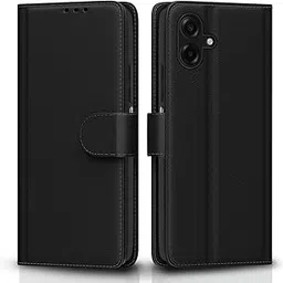 Pikkme Flip Cover for Samsung Galaxy M07 / A07 / F07 Leather Finish | Inside TPU with Card Pockets | Wallet Stand and Shock Proof | Complete Protection Flip Case(Black)-picture-10