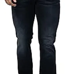 spykar Men Carbon Black Cotton Comfort Fit Regular Length Jeans (Rafter)-picture-54