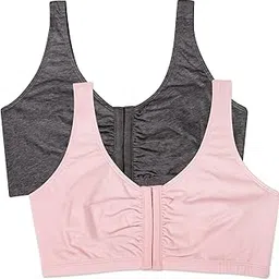 fruit of the loom Women's Front Close Builtup Sports Bra-picture-18