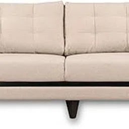 HomeTown Garcia Fabric Three Seater Sofa in Beige Colour-picture-16