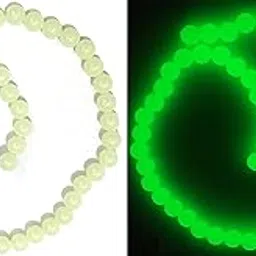 GoSetGet! 10MM 100 pcs Glow in Dark Pearl Round Beads for Jewellery That Glows in The Dark! (100Pcs (10mm))-picture-21