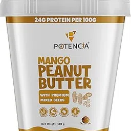 Potencia Mango with Mixed Seeds Peanut Butter – A Tropical, Crunchy Delight Packed with Protein, Omega-3, and Natural Goodness | 500 GRAMS-picture-22