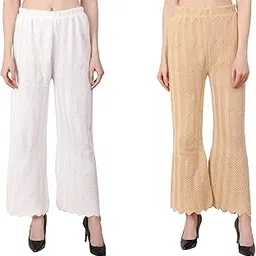 ezia outfit Woolen Palazzo Pant for Winter | Woolen Trousers-picture-22