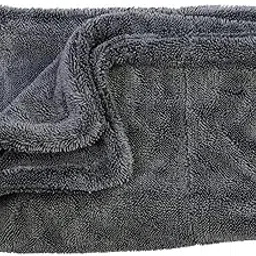 ALOUD CREATIONS Heavy Microfiber Cloth for Car Cleaning | 1200 GSM | 40x60cm | 1Pcs | Double Sided | Extra Thick | Plush Microfiber Towel | Edgeless Design | Ideal for Car Cleaning and Detailing-picture-32