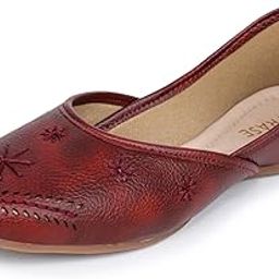trase Traditional Jutti for Women & Girls | Flat Sole, Soft Lining, Cushion Footbed | Comfortable Ethnic Footwear for Festive, Wedding & Casual Wear-picture-37