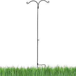 Ashman Shepherds Hook 65 Inch Two Sided Shepherd Hook, 1/2 Inch Thick, Super Strong, Rust Resistant Steel Hook Ideal for Use for Hanging Plant Baskets, Bird Feeders, and Weddings-picture-43