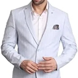 style culture Men’s Classic Fit Linen Tuxedo Blazer Coat | Elegant Formal Office, Dinner, Wedding Suit Jacket-picture-13