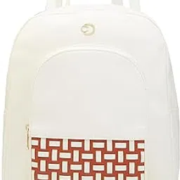caprese Zeta Backpack Large Vanilla Quilted Women's Bag-picture-31