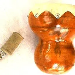 TANTU Bhapang Zarbagali Folk Percussion Musical Instrument, Wood, 23 cm Length-picture-24