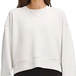 kotty Women's Solid Bright Grey Stylish Sweatshirt image 1