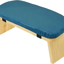BNF® Meditation Bench Comfortable with Soft Cushion Folding Wooden Kneeling Stool Blue-Sporting Goods-Fitness, Running & Yoga-Yoga & Pilates-Yoga Props-1 Meditation Bench-picture-19