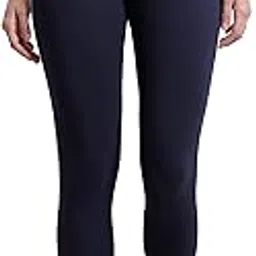 jockey AW73 Women's Super Combed Cotton Elastane Stretch High Rise Leggings with Coin Pocket and Contrast Side Piping-picture-13