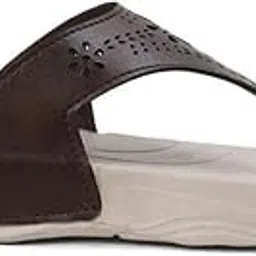 Cozy Wear Women Flats (Brown, 5) | Flats for Women | Synthetic-picture-22