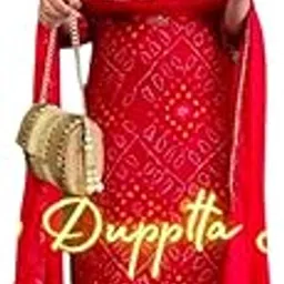 shunit creations Women's Rayon Blend Bandhani Printed Straight Kurta with Pant & Dupatta-picture-17
