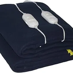 Sponty Home Premium Polar Electric Bed Warmer - Electric Under Blanket - Double Bed Size (60X60) Inch with 3 Heat Settings & Dual Safety Feature with Over Heat Protection | Color- Blue-picture-25