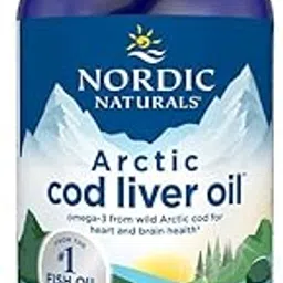 Nordic Naturals Arctic Cod Liver Oil | 1060 Mg Omega 3 Fish Oil EPA & DHA Supplement | Omega 3 Cod Liver Oil Liquid For Heart, Brain Health & Optimal Wellness | Unflavoured Fish Oil 8 Fl Oz (237 Ml) image 1
