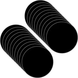 DARENYI 20Pcs Black Acrylic Discs, 4 Inch Round, 0.07 Inch Thick, Pack of 20, Ideal for Cricut Cutting, Engraving, Signage, Painting, DIY Crafts image 1