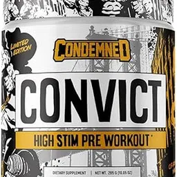 Convict 50 Serve High Stim Pre-Workout (285 Grams, Blueberry Lemonade)-picture-20