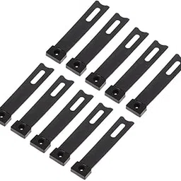 Meri SHOPP 10Pcs Plastic Photo Frame Backs Stand Display B Black Plastic Crafts | Home Arts & Crafts | Framing & Matting | Frames & Supplies-image-9