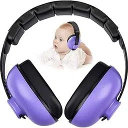 SNOWIE SOFT® Ear Muffs for Kids Baby Ear Protection Noise Canceling Headphones for Baby Sleep Flight Travel, Baby Hearing Protection Earmuffs for Baby Toddler Kids 0-3 (Purple)-image-84