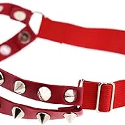 licogel Thigh Garter Rivet Punk Faux Leather Fashion Adjustable Leg Garter Thigh Harness for Women Girls Hiphop Gothic Style-picture-10