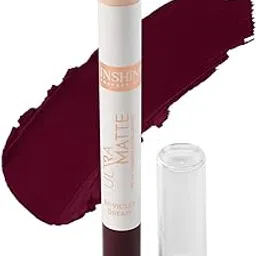 INSHINE ORIGINALS Ultra Matte Lipstick – Bold, Long-Lasting, Intense Color, Velvety Texture, Non-Reflective Finish for a Dramatic Lip Look - VIOLET DREAM-picture-50