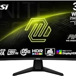 MSI MAG 32CQ6F 32-Inch WQHD - 2560x1440 1500R Gaming Monitor, Rapid VA, 180Hz / 0.5ms, DisplayHDR 400, AMD FreeSync, HDMI 2.0b, DP 1.4, Frame-Less, Tilt Adjustable, Vesa Mount, Black-image-55
