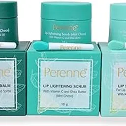 Perenne Pack Of Lip Hydrating Balm, Lightening Scrub & Sleeping Mask (Mint Choco, 10gm x 3)-picture-11