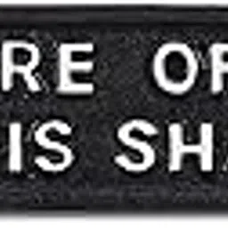 Abbott Collection 27-IRONAGE-406 Beware of Dog Sign-Blk-13 L, Black-picture-10