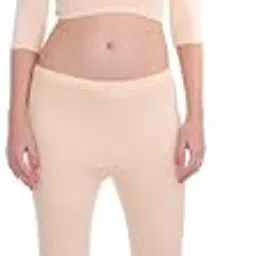 selfcare Women Solid Cotton Blend Round Neck 3/4 Sleeve Thermal Top and Pyjama Set-picture-31