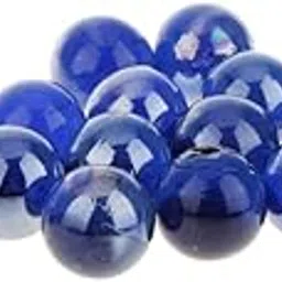 JAZZY PEARLS 20 Pack 16mm Assorted Glass Marbles Traditional Game Play Toy Dark Blue-image-53