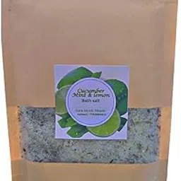 Aura Mystic Rituals Cucumber Mint & Lemon Bath Salt, Natural Detox Soak with Himalayan, 100g Relaxing Aromatherapy Bath Soak for Skin Hydration-picture-39