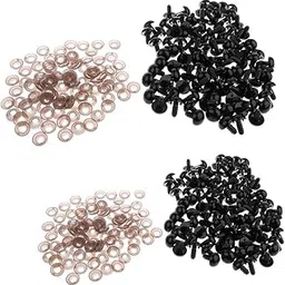Enakshi® 200pcs Black Poly Safety Eye with Backs for Bear Doll DIY Craft 15mm 20mm|Toys & Hobbies | Stuffed Animals | Other Stuffed Animals-picture-10
