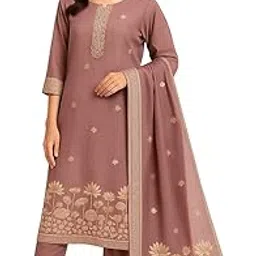 MeeSri Kurta Set With Pant and Dupatta 3 peice Kurta Set-picture-11