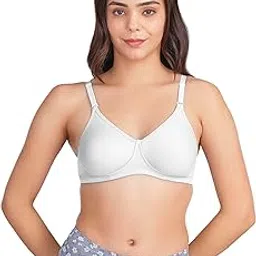 vstar Women's Non-Padded Bra - Daily Mould-VS01 | Double Layered, Moulded Cups, Cotton Blend, Everyday Comfort Bra-picture-41